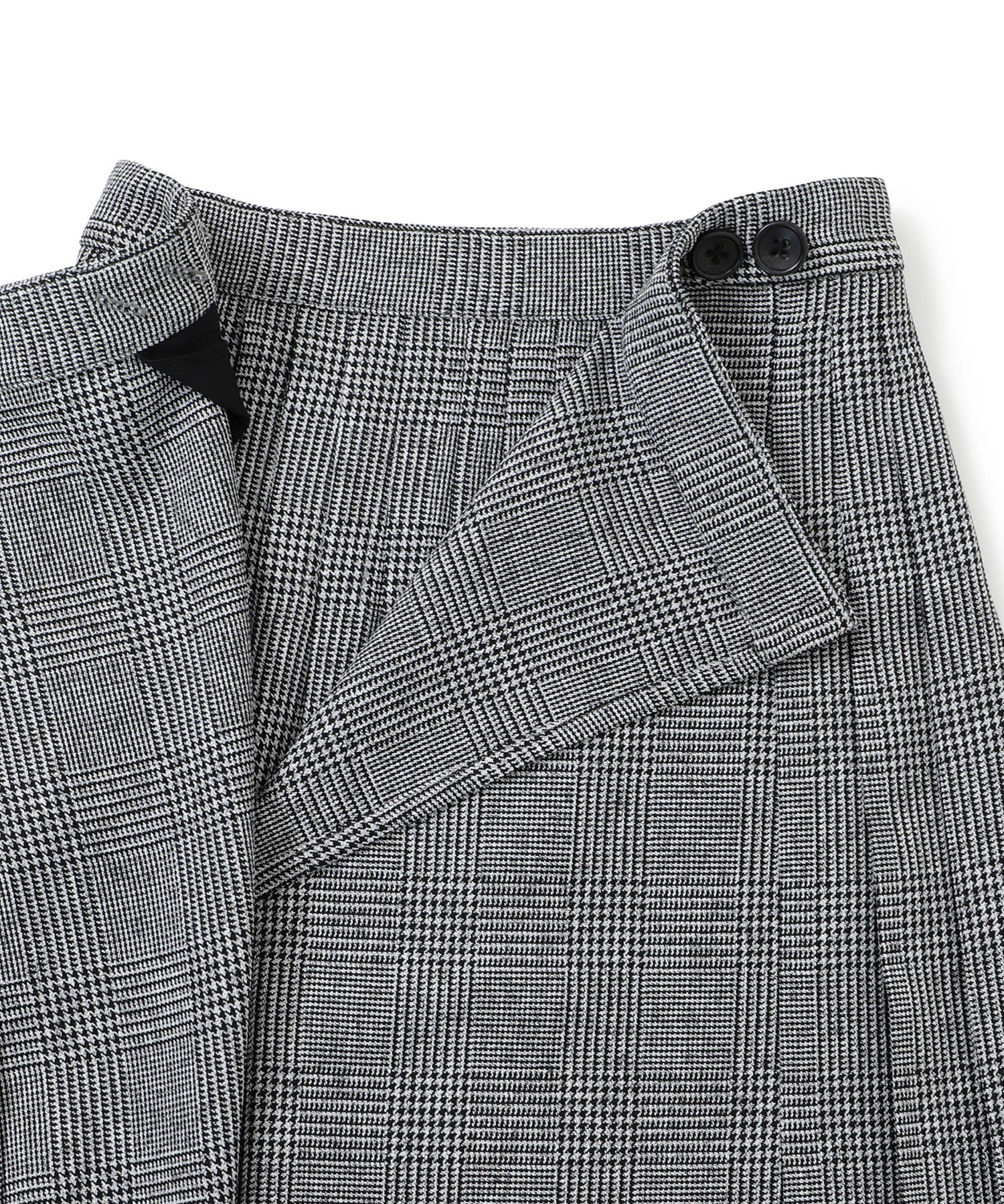 beams boy check kilt skirt flat lay image