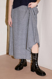 beams boy check kilt skirt