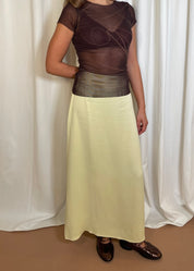 blacktogrey sand skirt with averie miista ballet