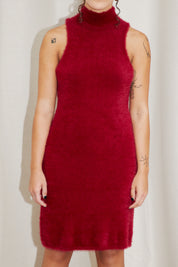 hosbjerg pearl knit turtleneck dress