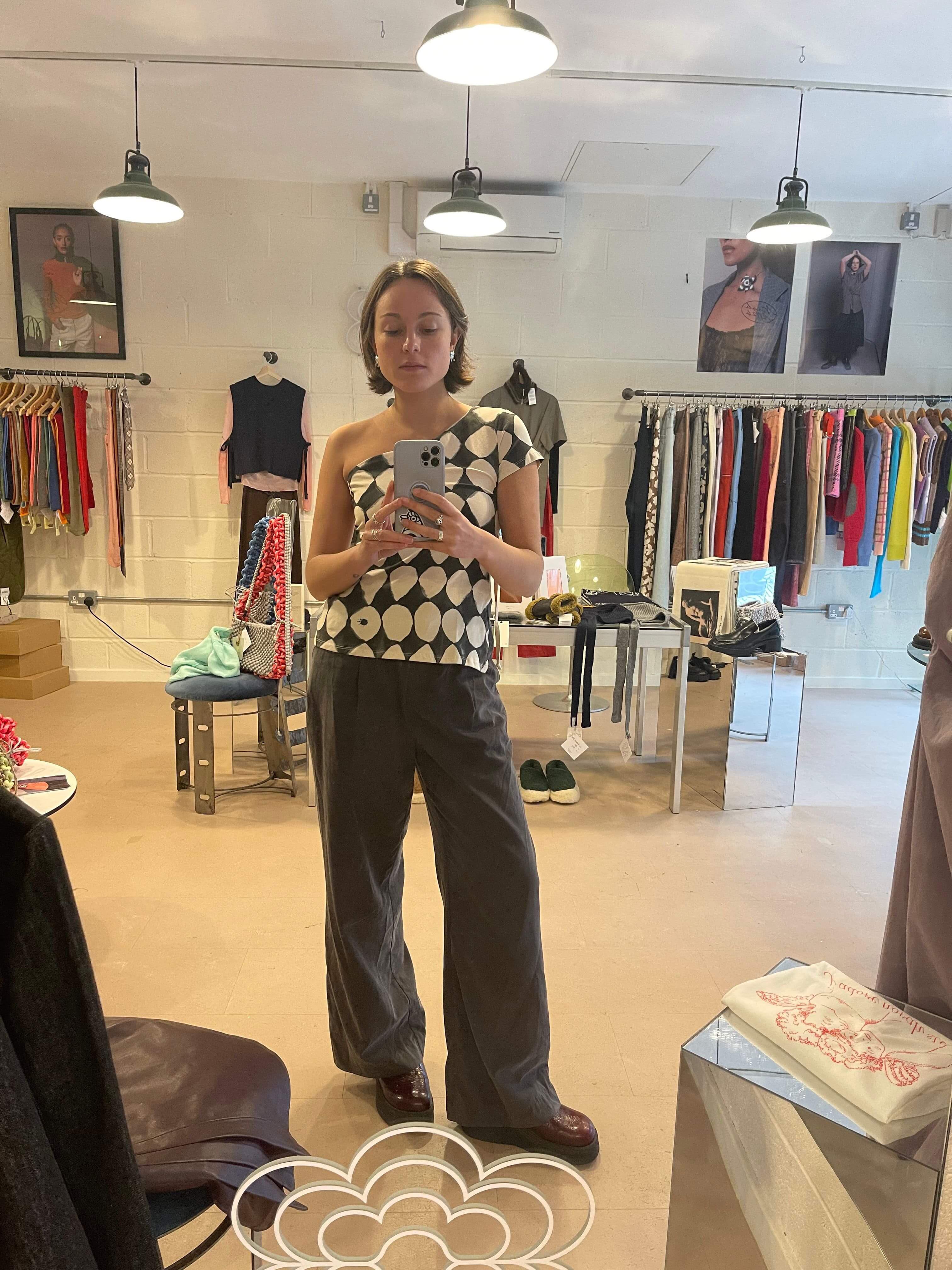 lovethanks balance top in diamond in store shot