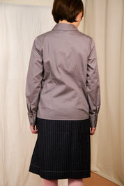 lovethanks chase button down shirt close up detail