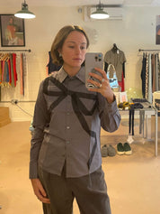 ESME WEARS LOVETHANKS CHASE BUTTON DOWN