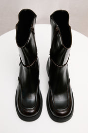 miista inne boot black and brown