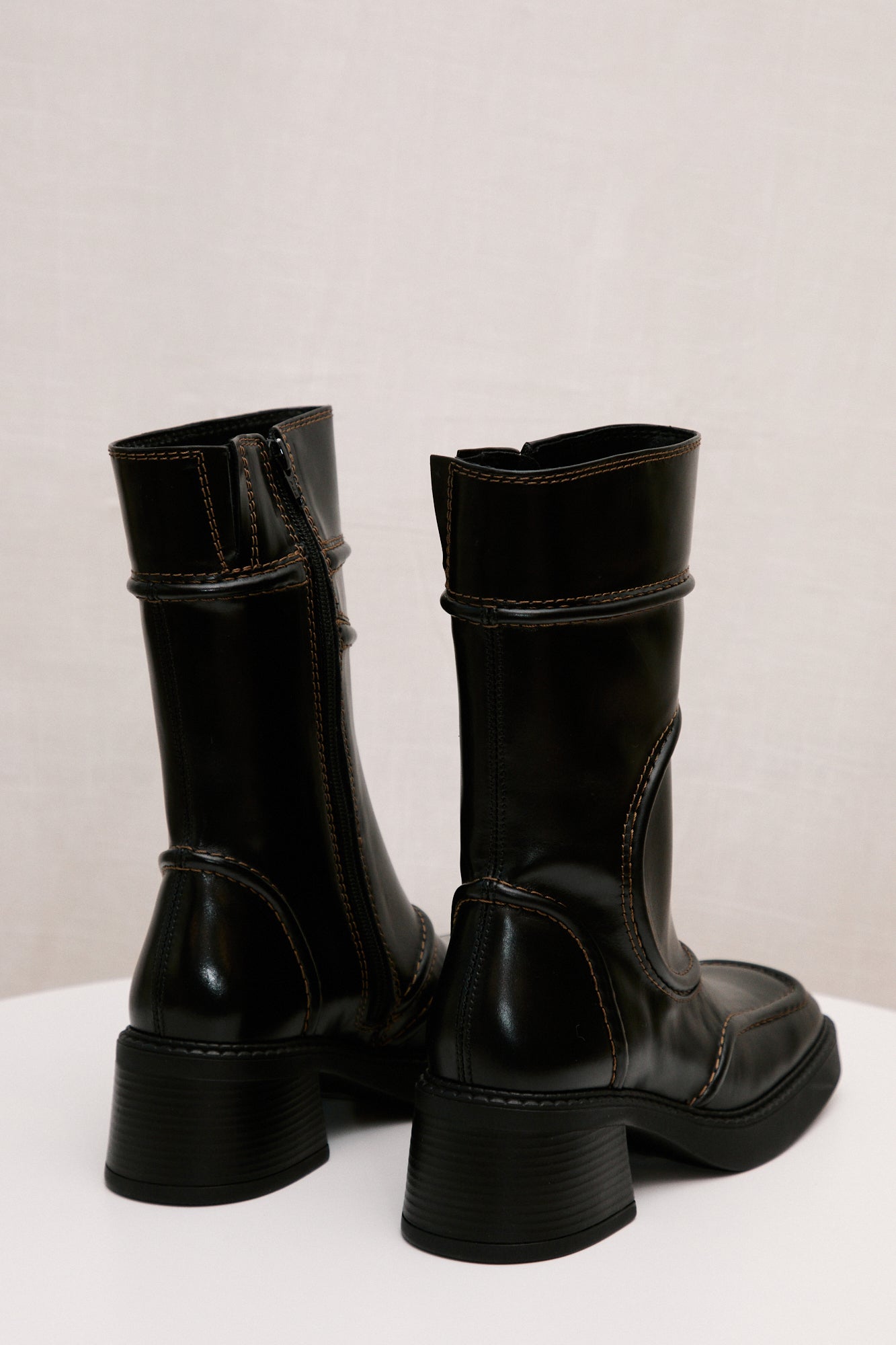 miista malene boots black and brown