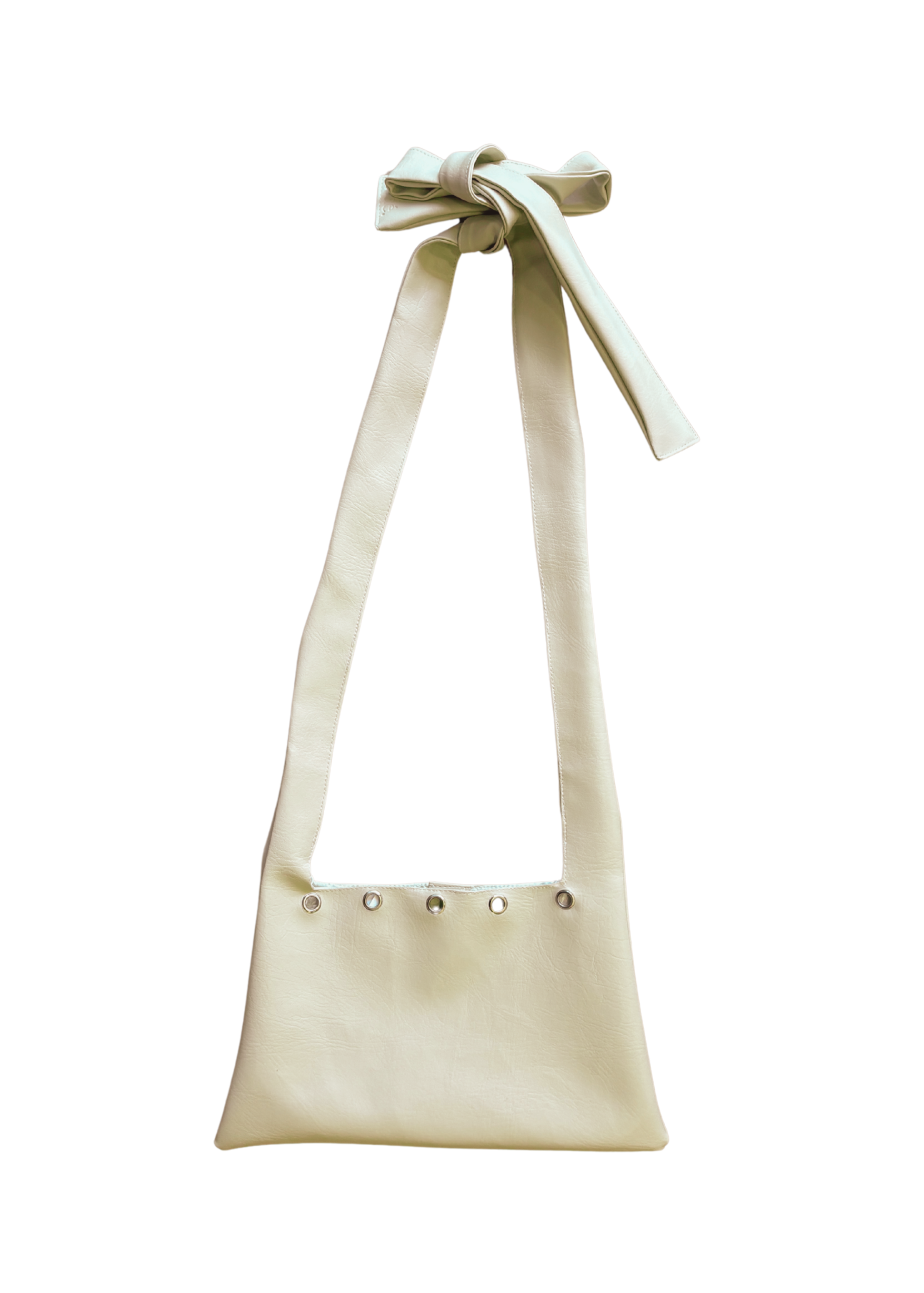 Vanilla Eyelet Slouch Bag Small