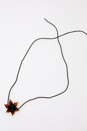 rina glass flower necklace eyland