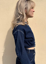 w'menswear bloomer jacket indigo