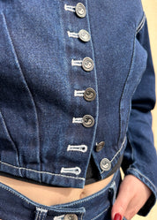 w'menswear bloomer jacket indigo