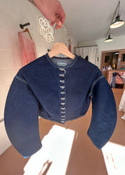 w'menswear bloomer jacket indigo