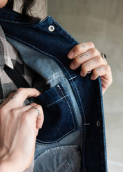 w'menswear engineer jacket inside pocket