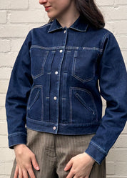 w'menswear engineers jacket indigo