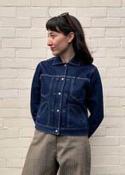 w'menswear engineers jacket indigo