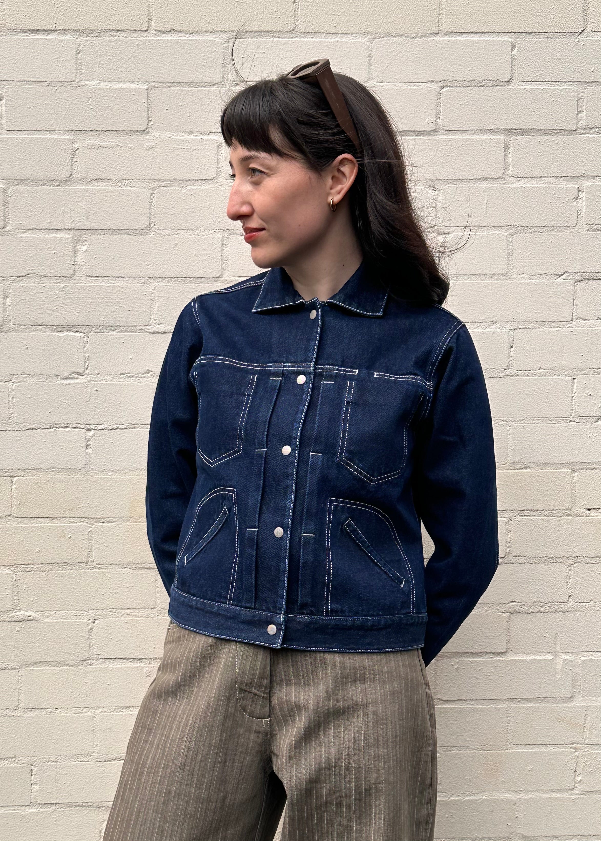 w'menswear engineers jacket indigo