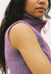 Caro Luna | Selene Vest | Pink & Blue