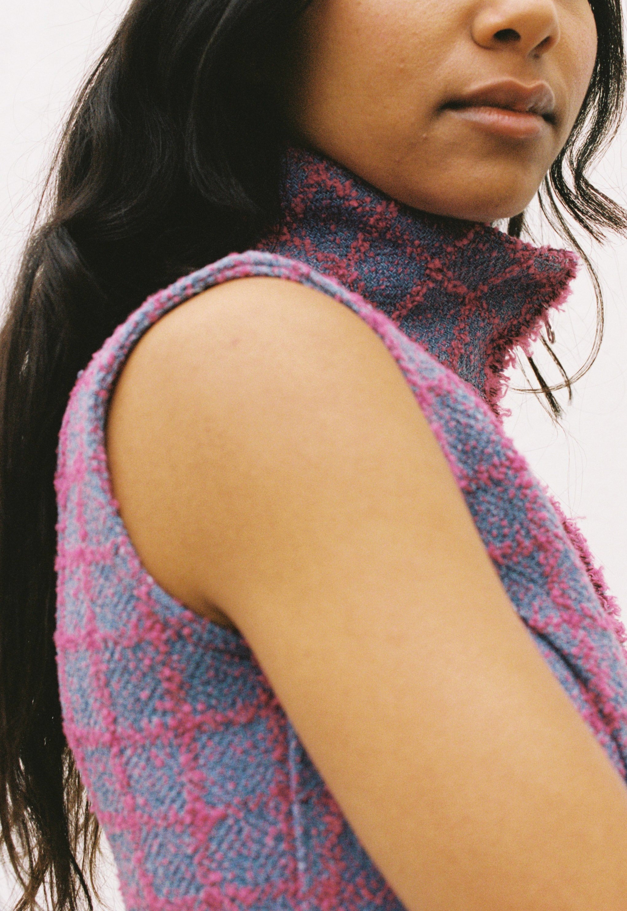 Selene Vest | Pink & Blue