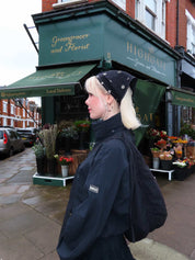 Lotus Piercing Bandana Black