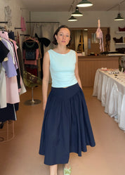 Deba Midi Skirt Midnight