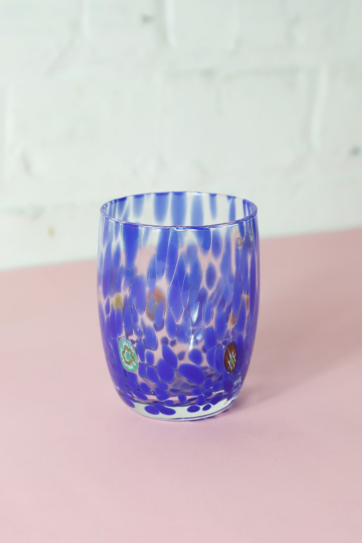 Round Murano Tumbler | Blue