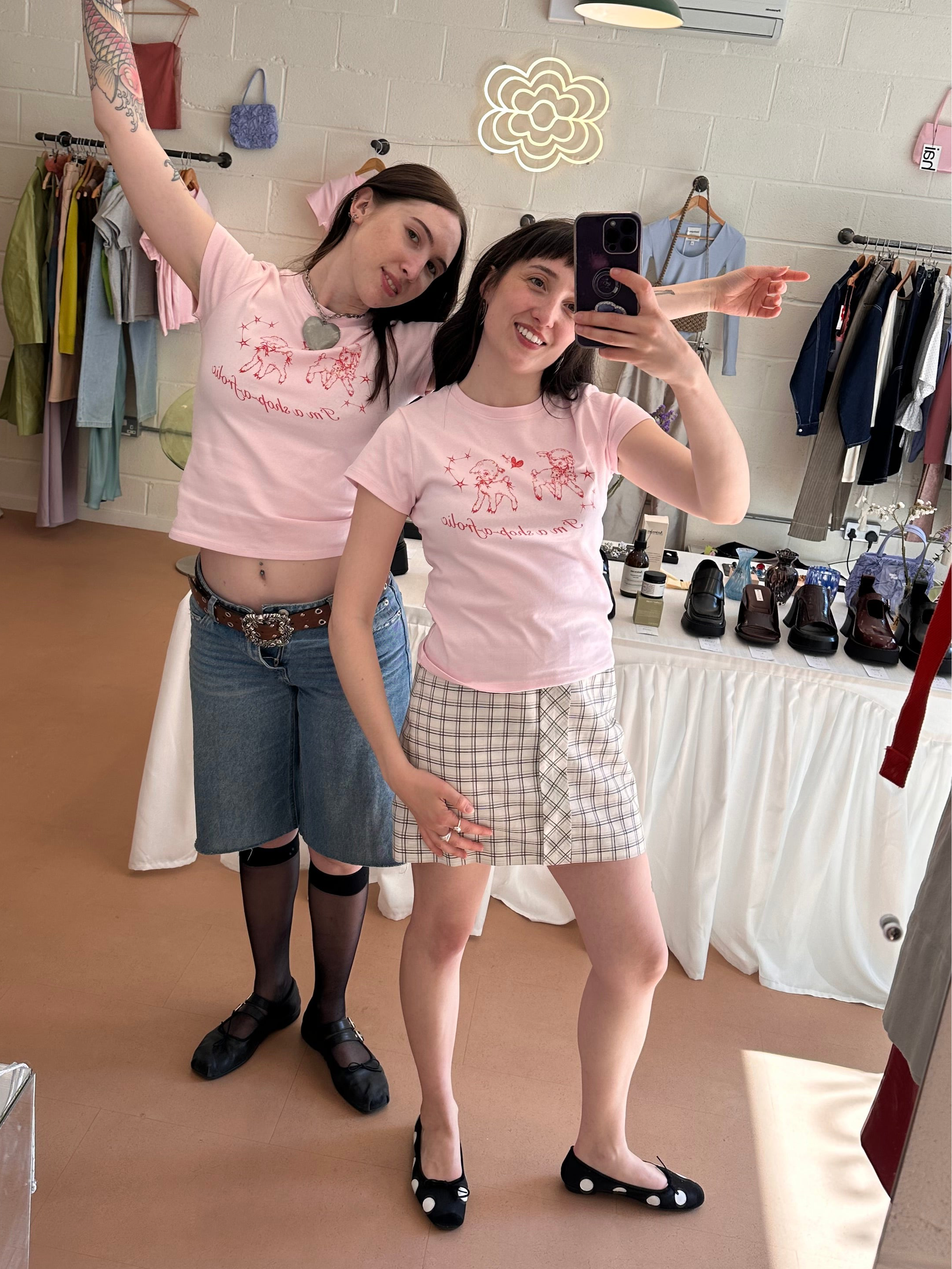 Sailor Makoto | I'm a Shop-a-frolic Baby Tee Pink