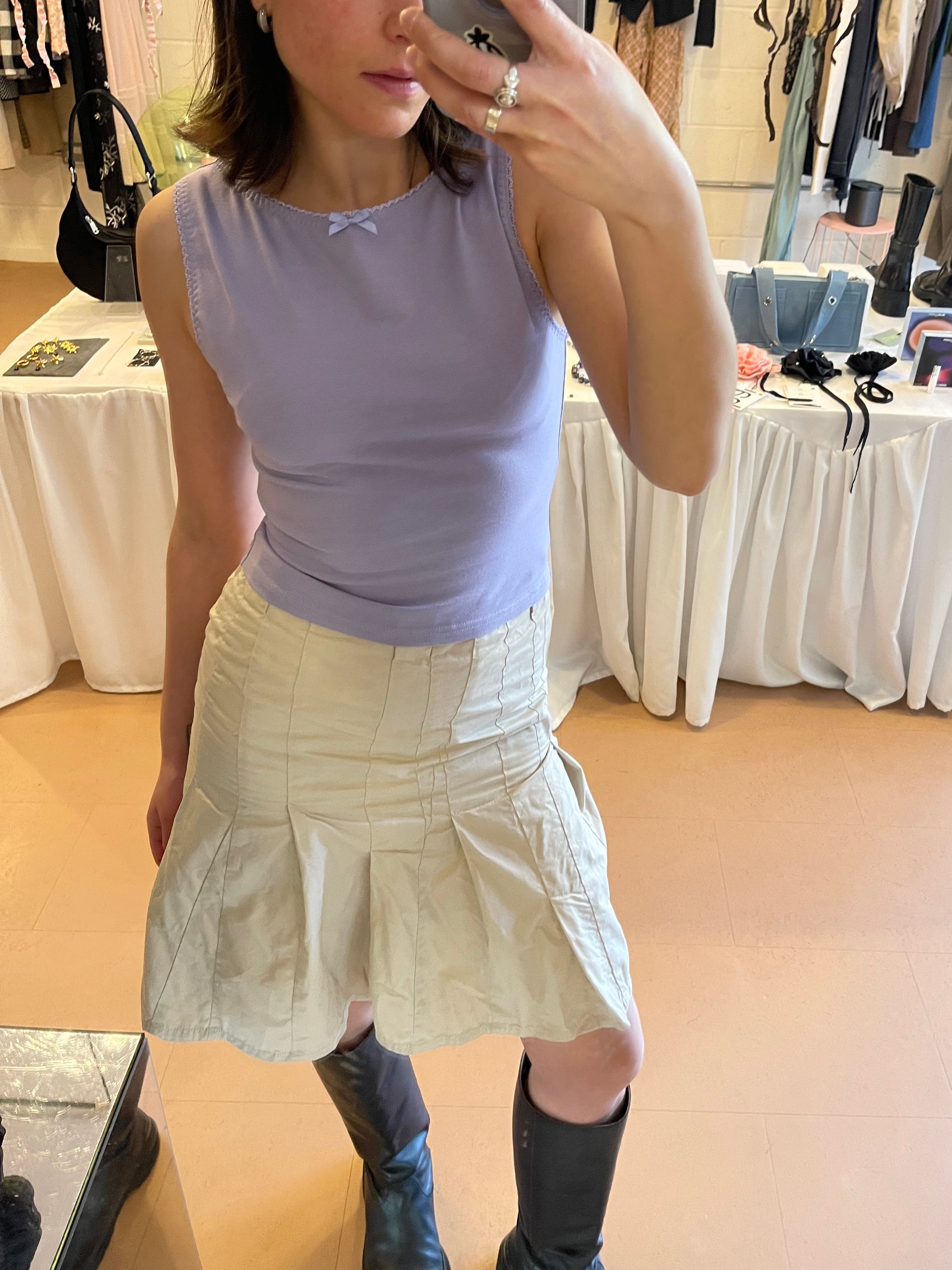 Lilac Audrey Tank