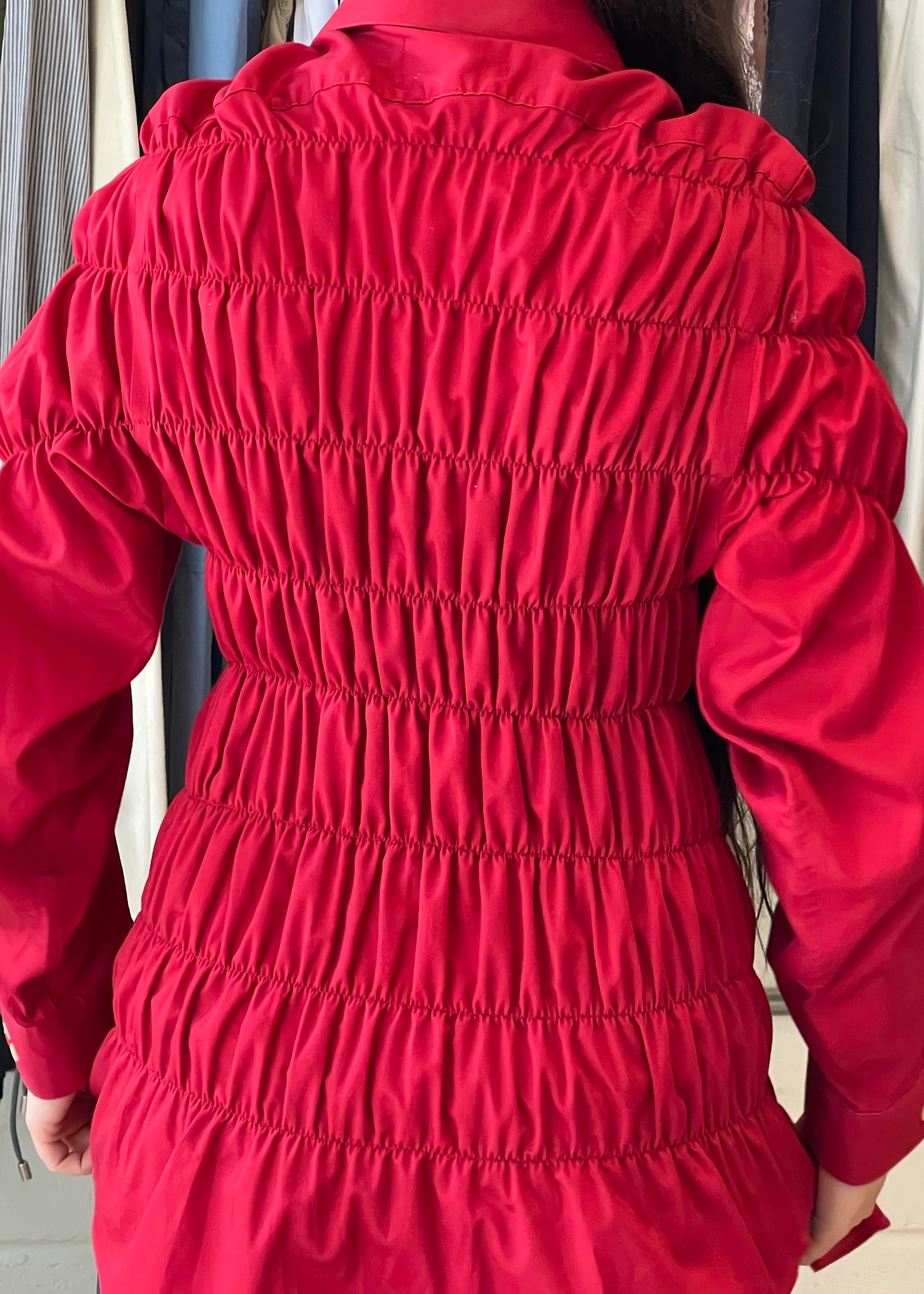 Long Espuma Shirt Cherry Red