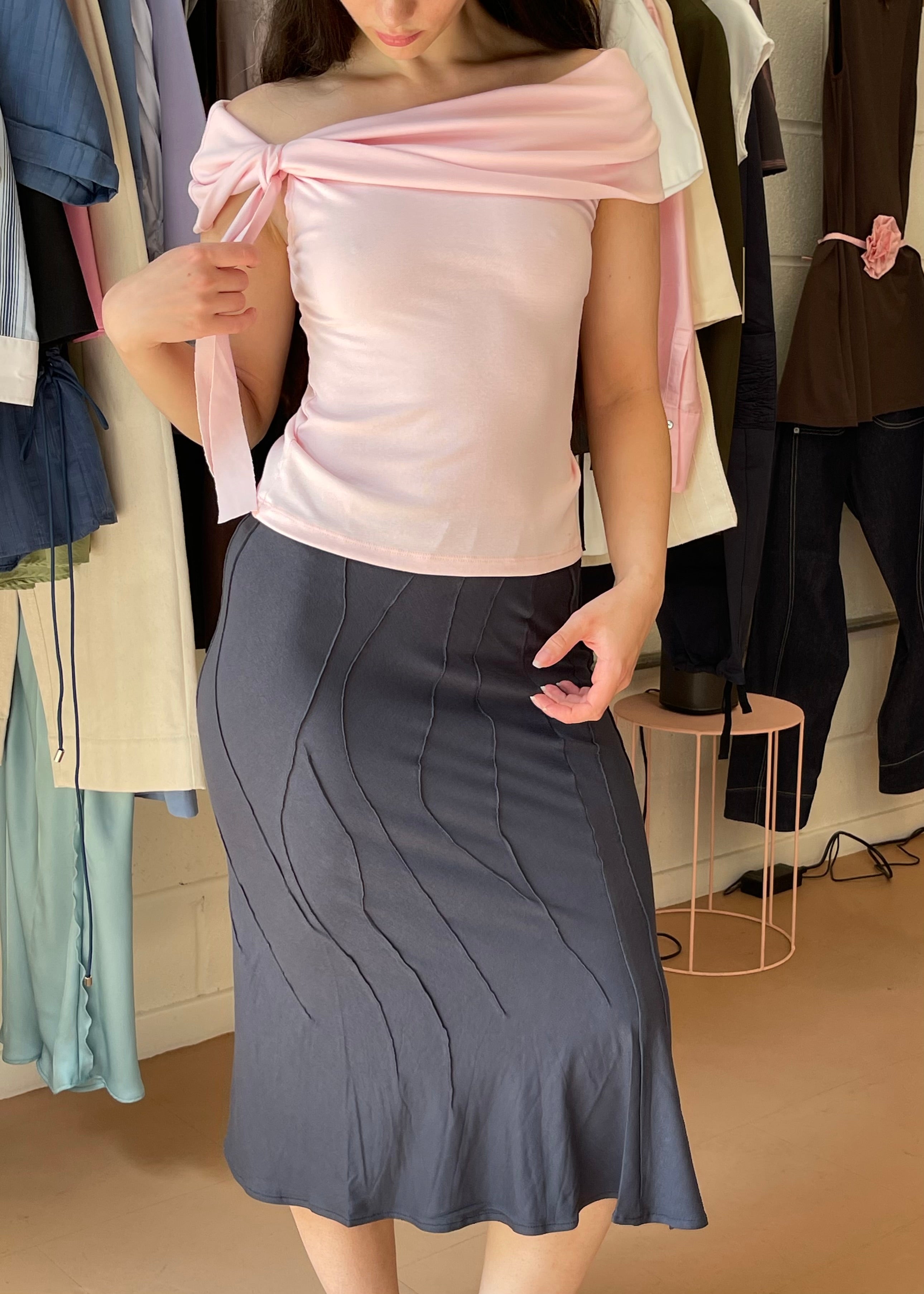Figure Skirt Navy