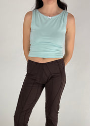 Blue Audrey Tank