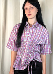 Cascade Shirt in Pink Plaid