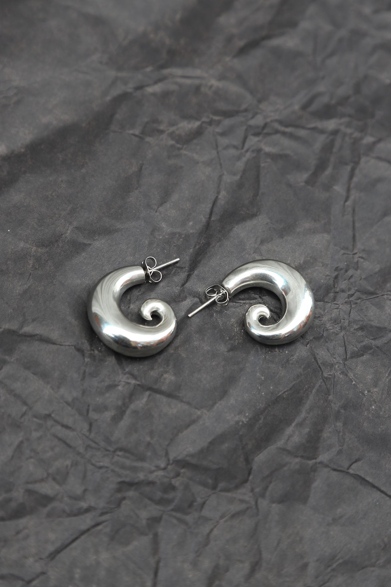 Cecelia Spiral Hoop Earrings