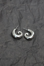 Cecelia Spiral Hoop Earrings