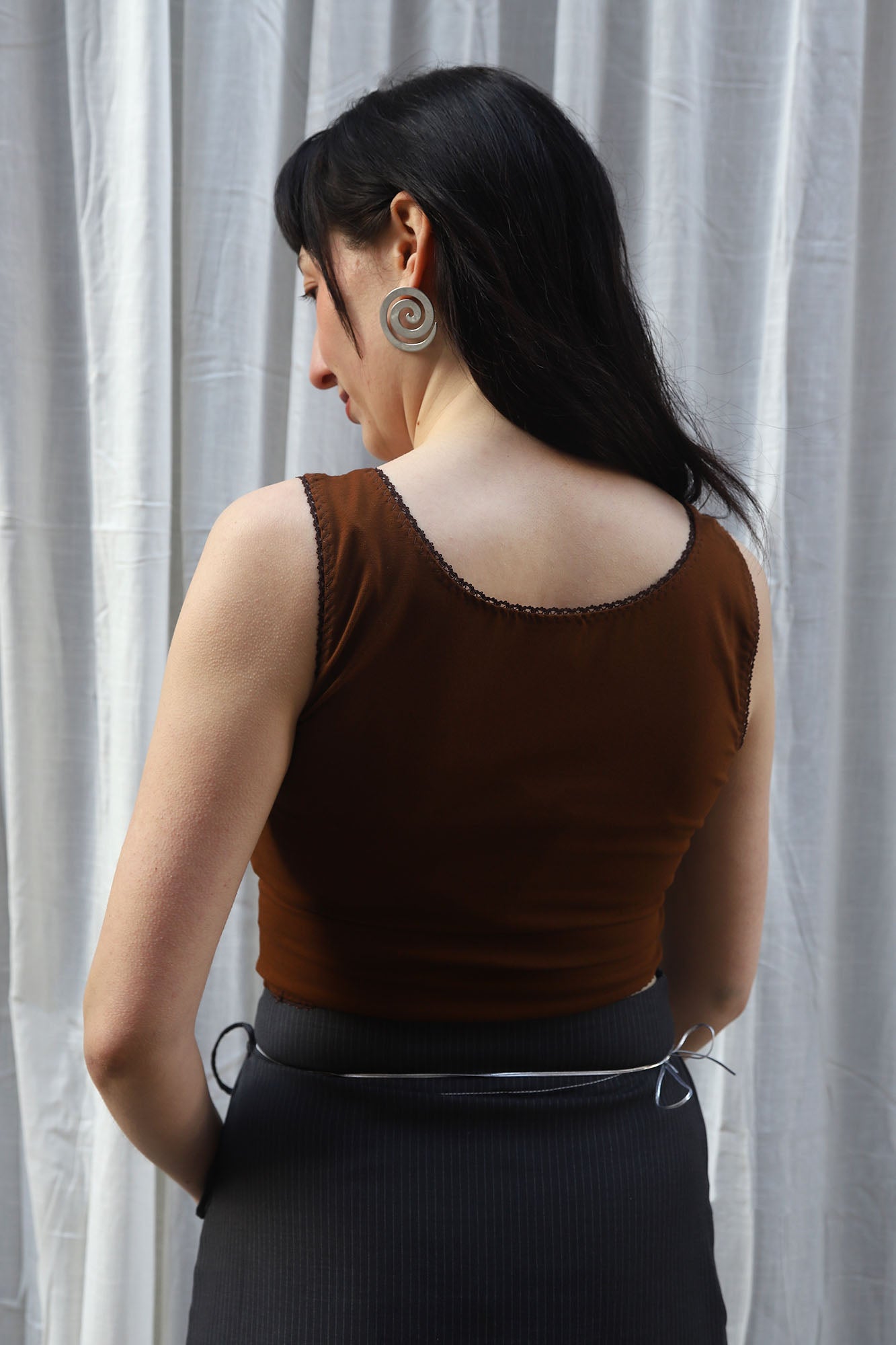 Kate Corset Vest | Hazelnut