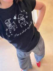 Sailor Makoto | I'm a Shop-a-frolic Baby Tee Black