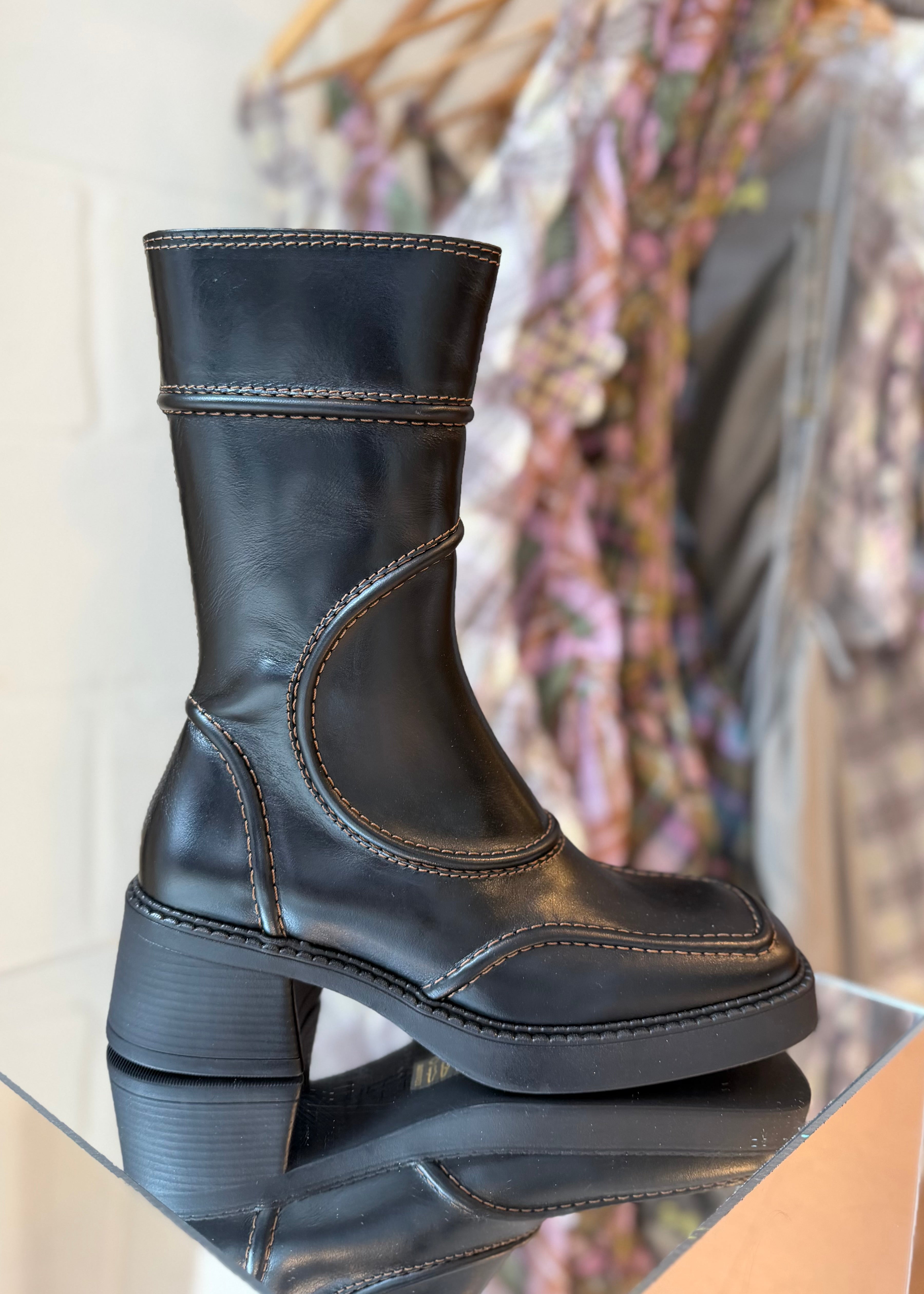Malene Ankle Boots | Black & Brown