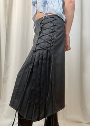 Poesia Skirt Oxford Grey