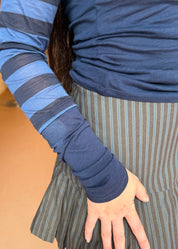 Paloma Long Sleeve Navy Stripe