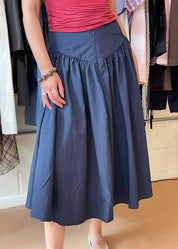 Deba Midi Skirt Midnight