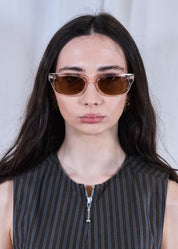 A.Kjaerbede Bror Champagne Sunglasses 