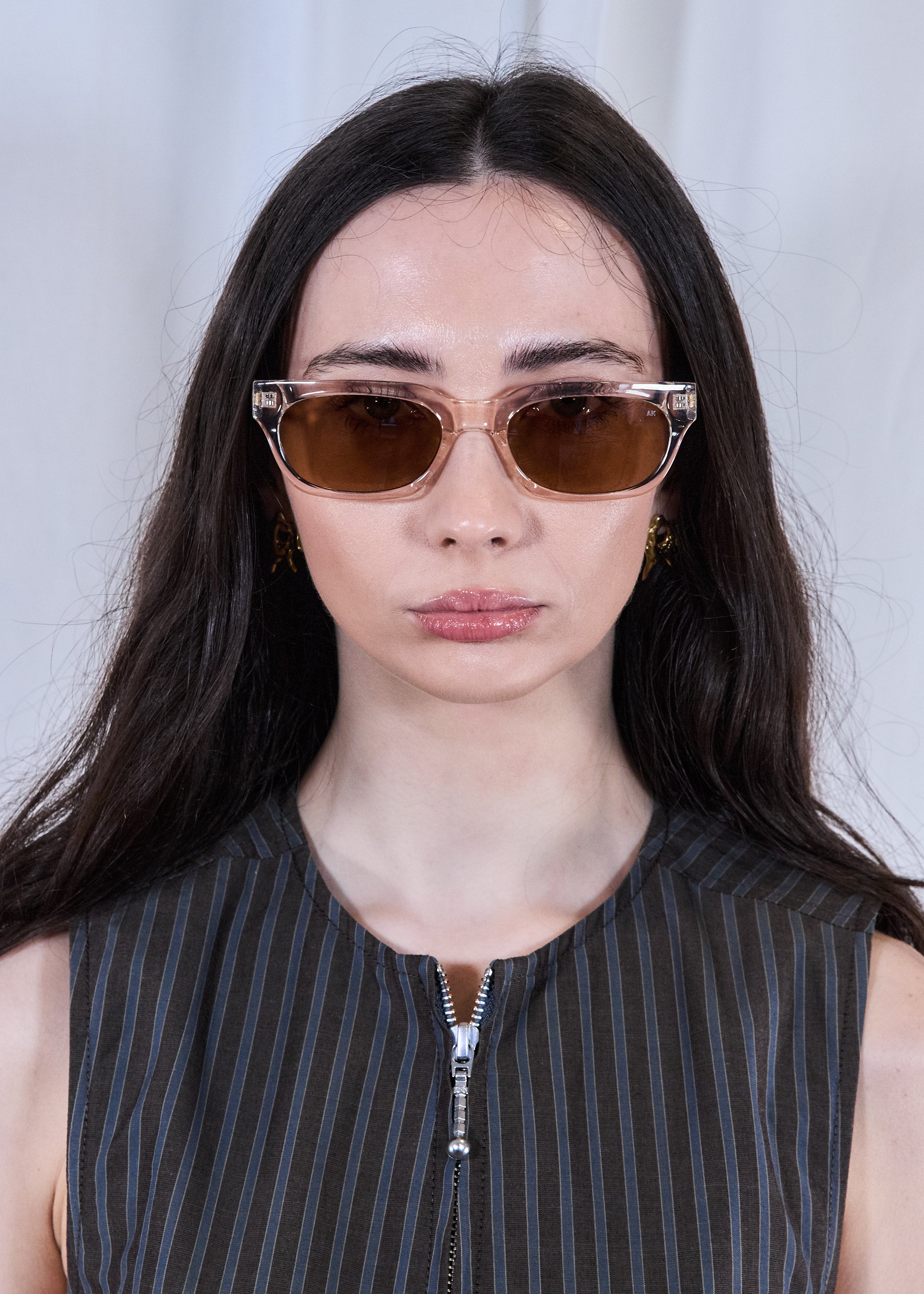 A.Kjaerbede Bror Champagne Sunglasses 