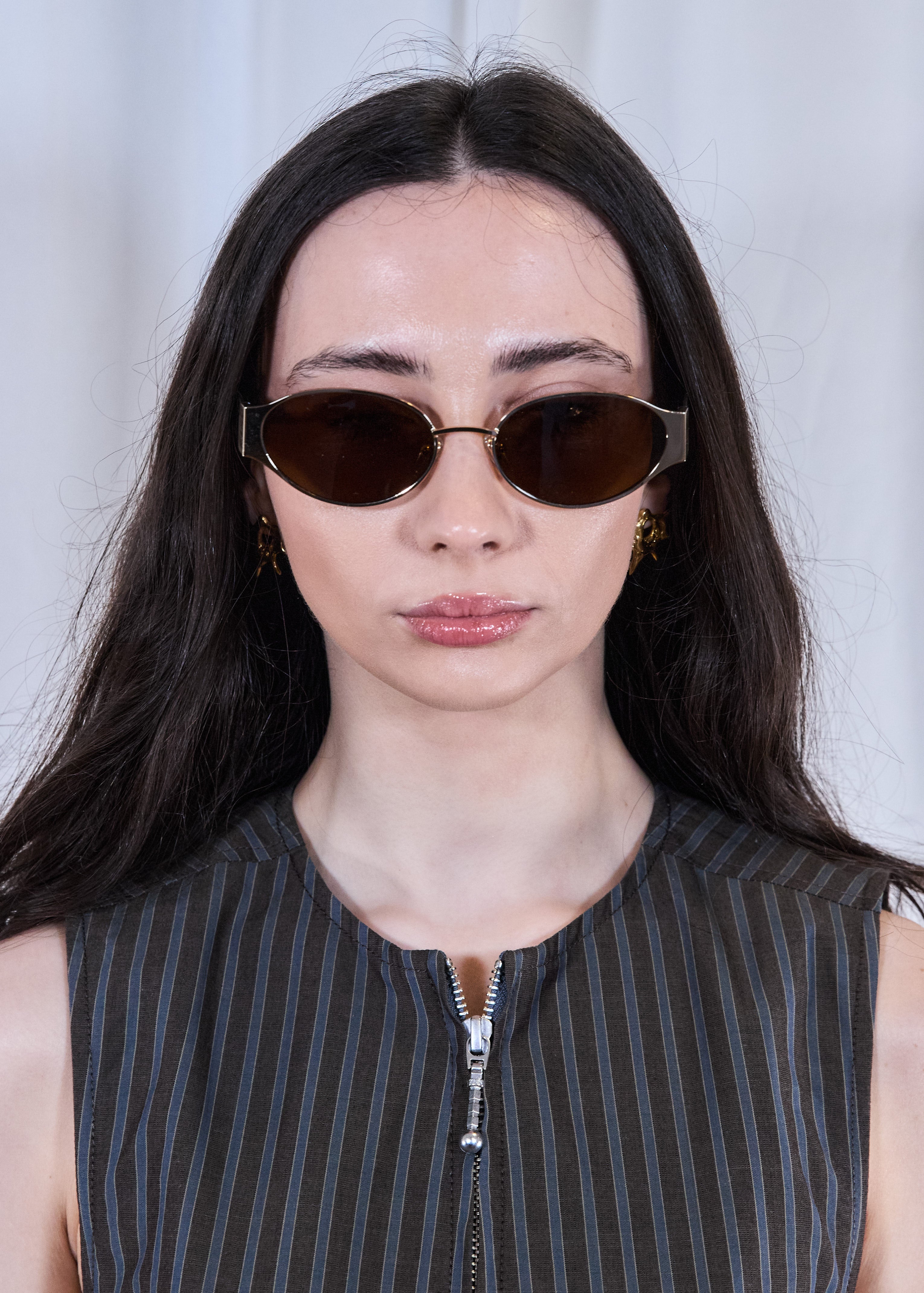 A.Kjaerbede Bella Gold Demi Sunglasses