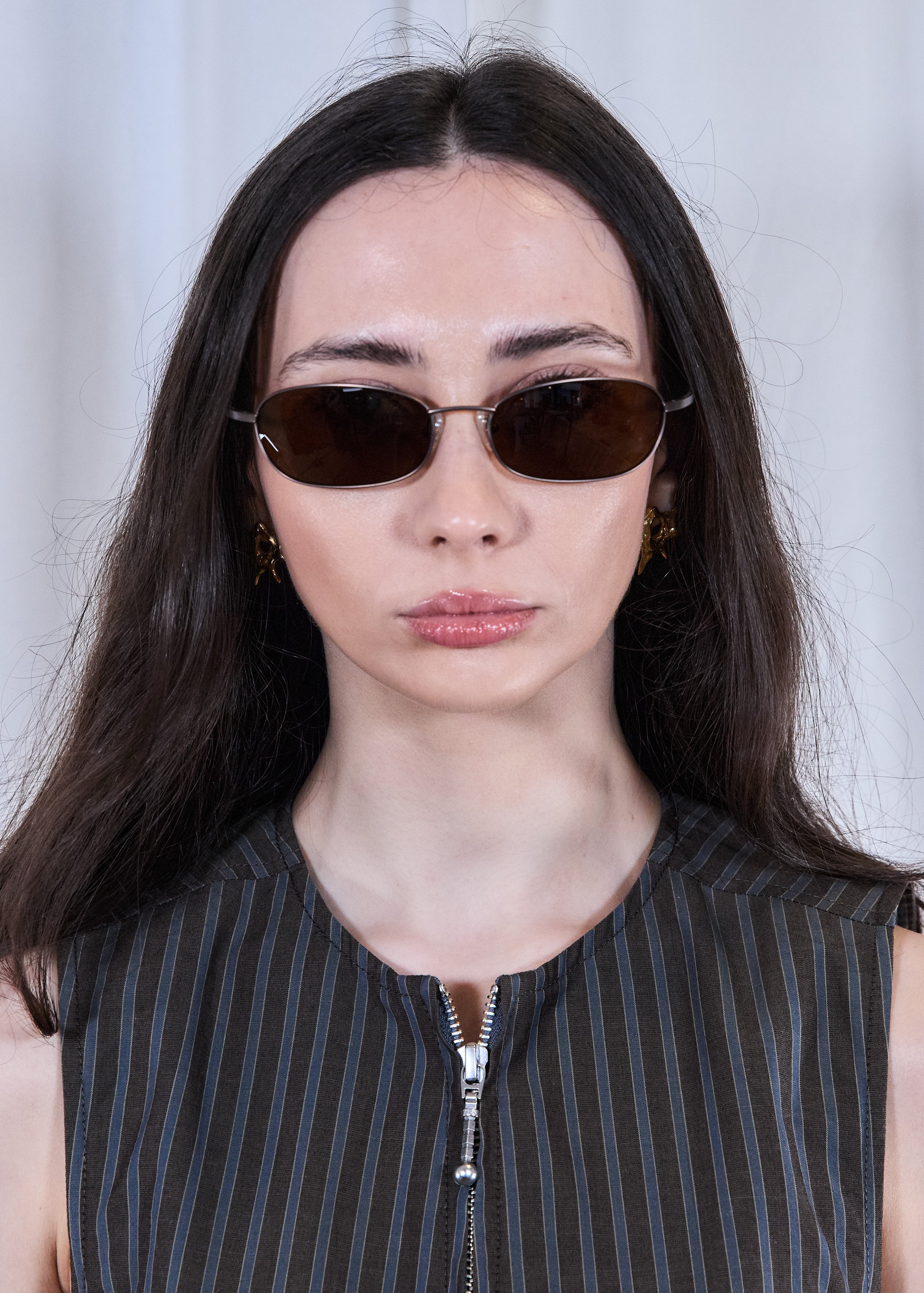 A.Kjaerbede Jack Matte Brown Sunglasses 