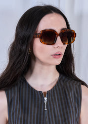 A.Kjaerbede Pluto Havana Sunglasses 