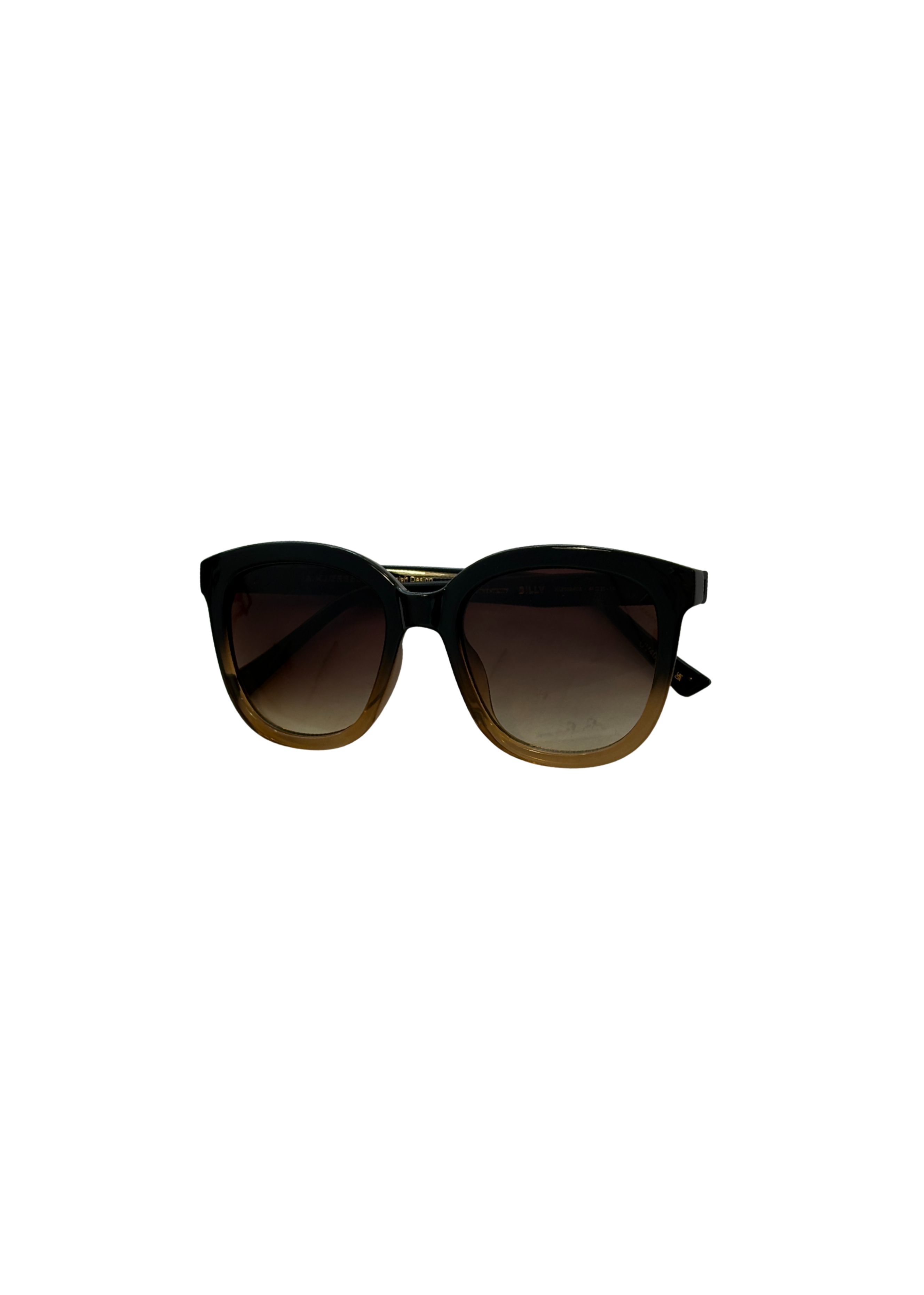 A.Kjaerbede Sunglasses Billy Black Brown Transparent Flatlay