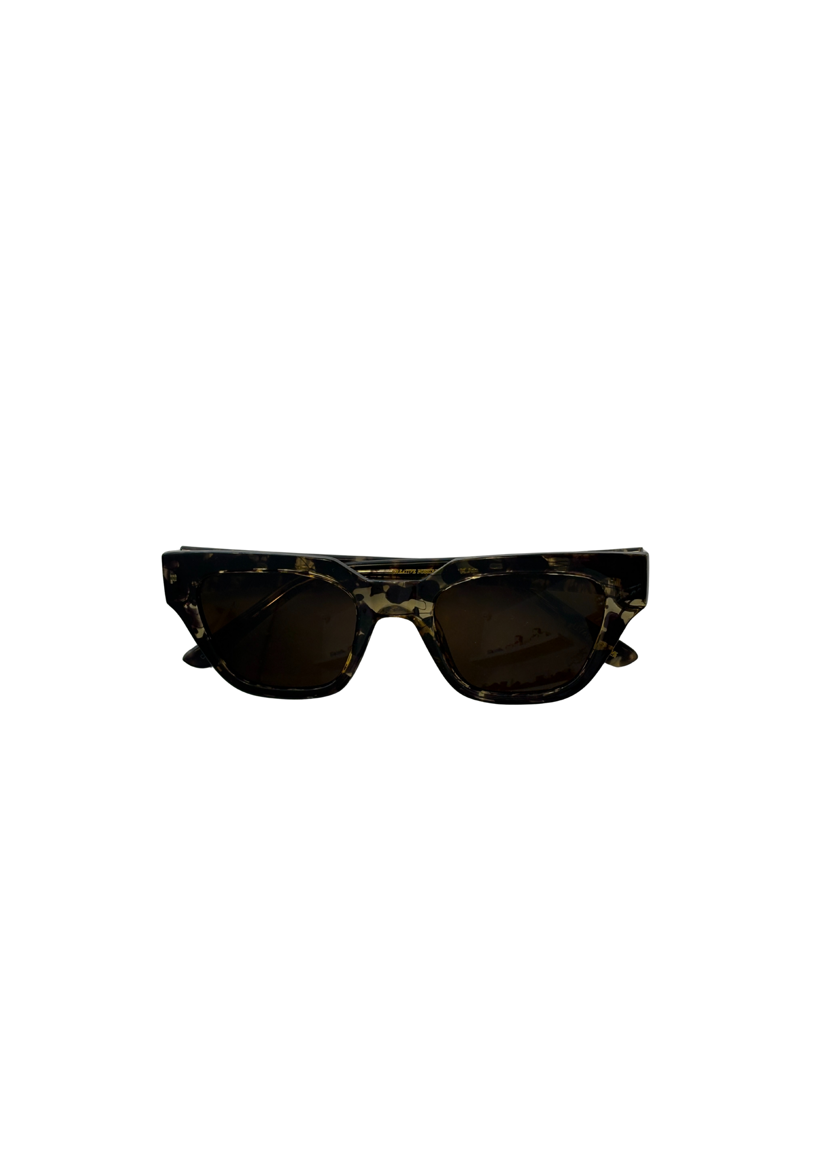 A.Kjaerbede Sunglasses Kaws Black Yellow Tortoise Flat
