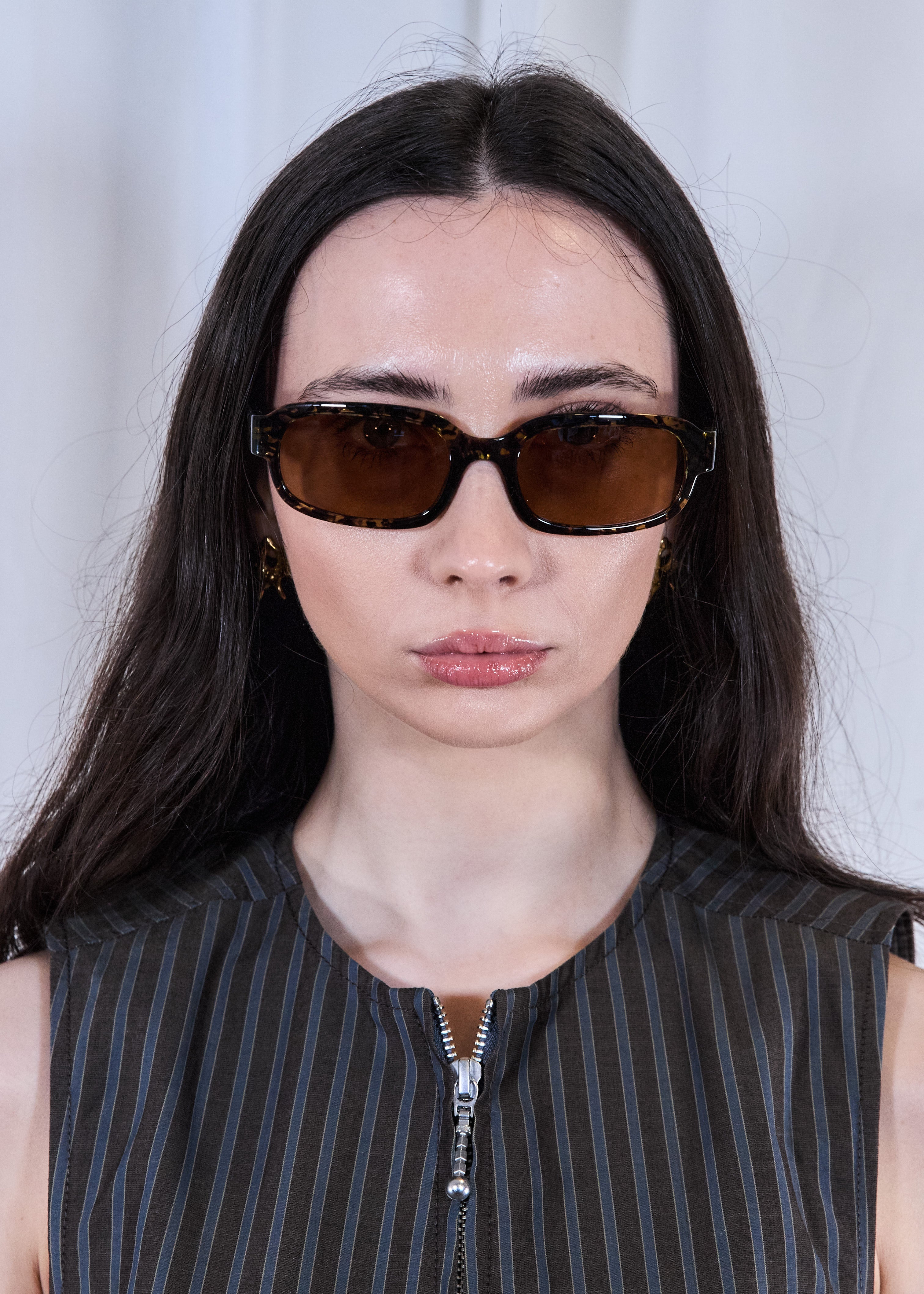 A.Kjaerbede Will Black yelllow Sunglasses 