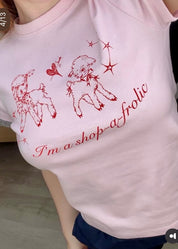 Sailor Makoto | I'm a Shop-a-frolic Baby Tee Pink