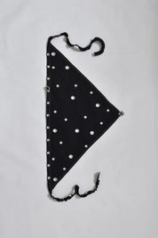 Lotus Piercing Bandana Black