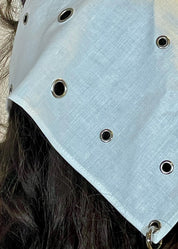 Lotus Piercing Bandana White