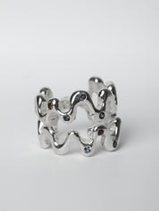 AREESHA LEHRDAR RING TANZANITE RHODITE 