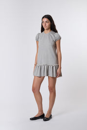 Bebe Dress in Grey Jersey